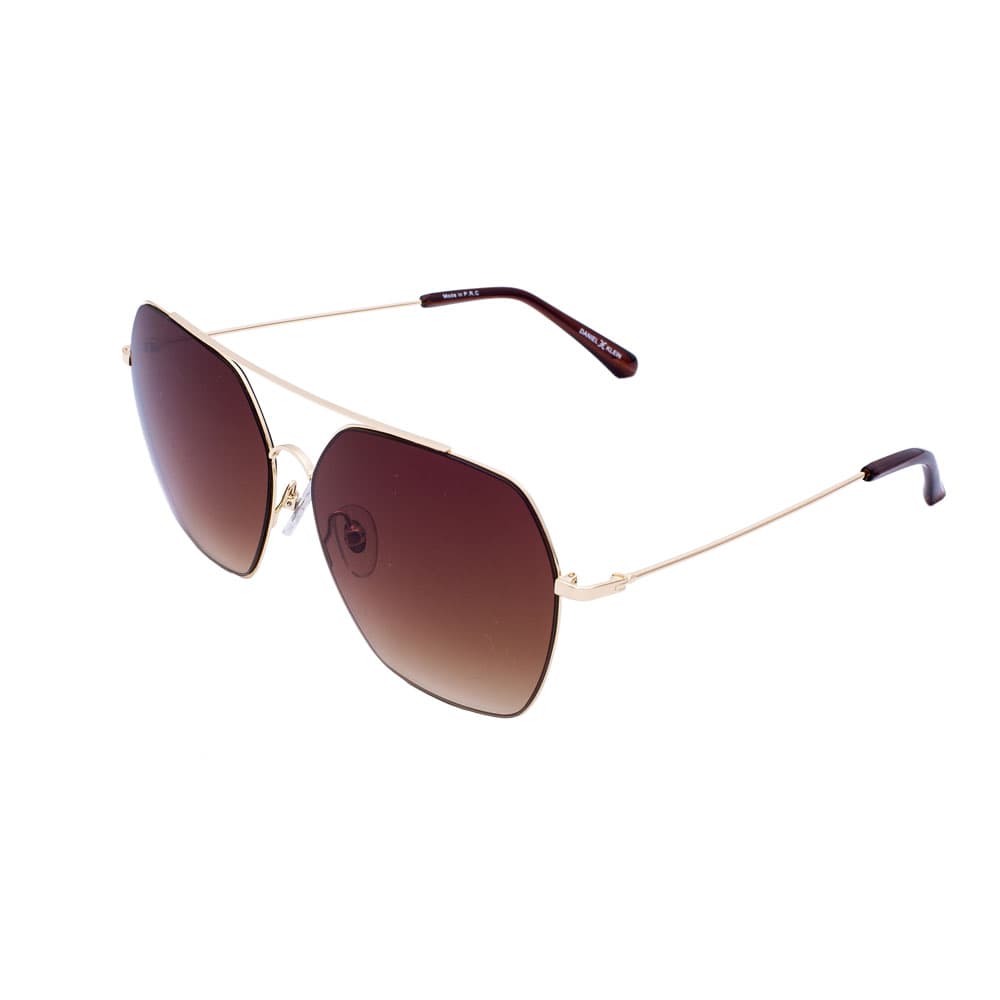 Ochelari de soare Daniel Klein Trendy maro pentru Dama UV400 DK4237P-4