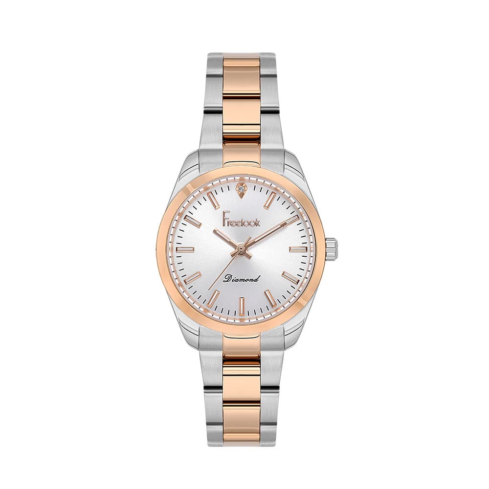 Freelook Diamond - Ceas Dama Quartz Argintiu FL.1.10462.5