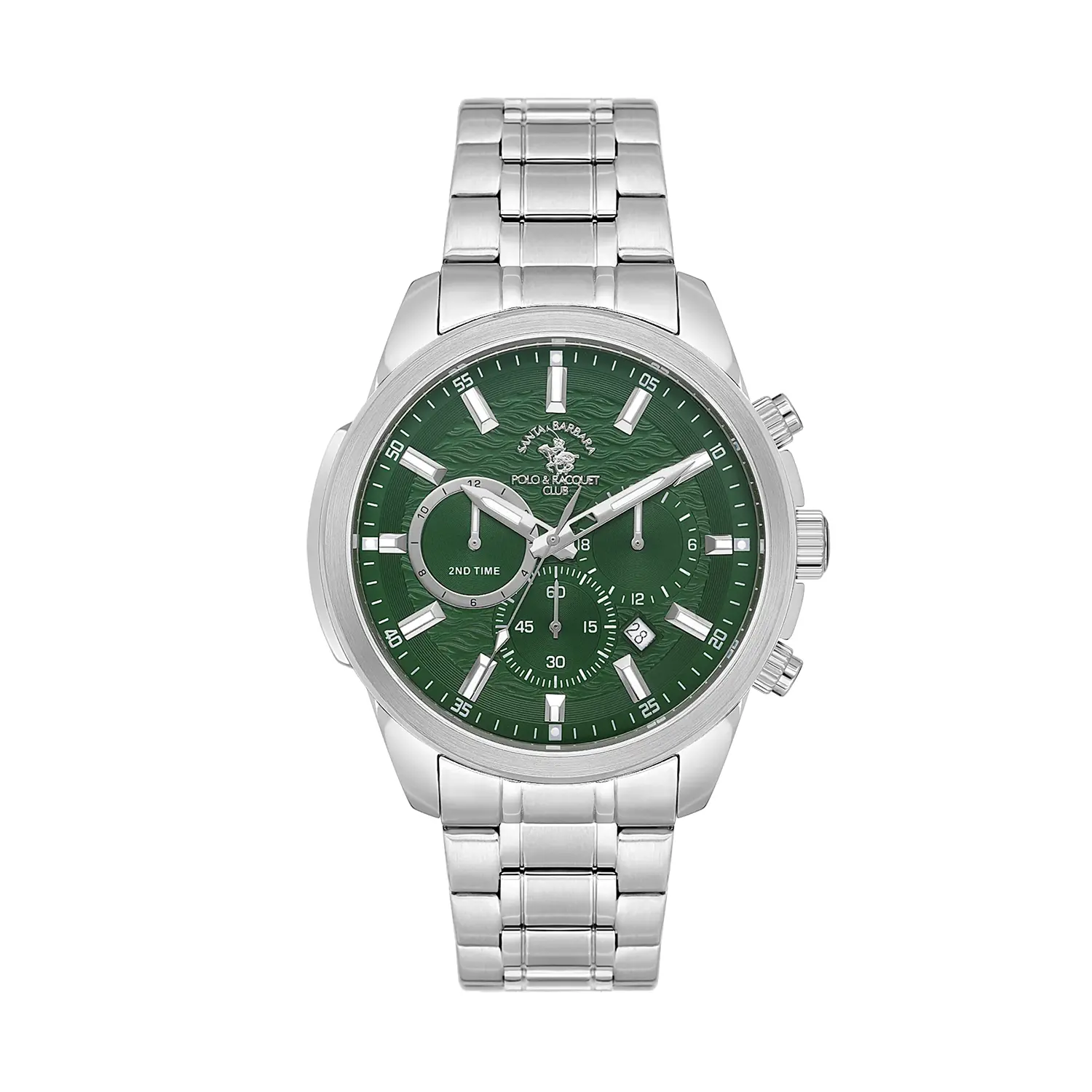 Santa Barbara Polo Legend - Ceas Barbatesc Quartz Argintiu SB.4.10047-4