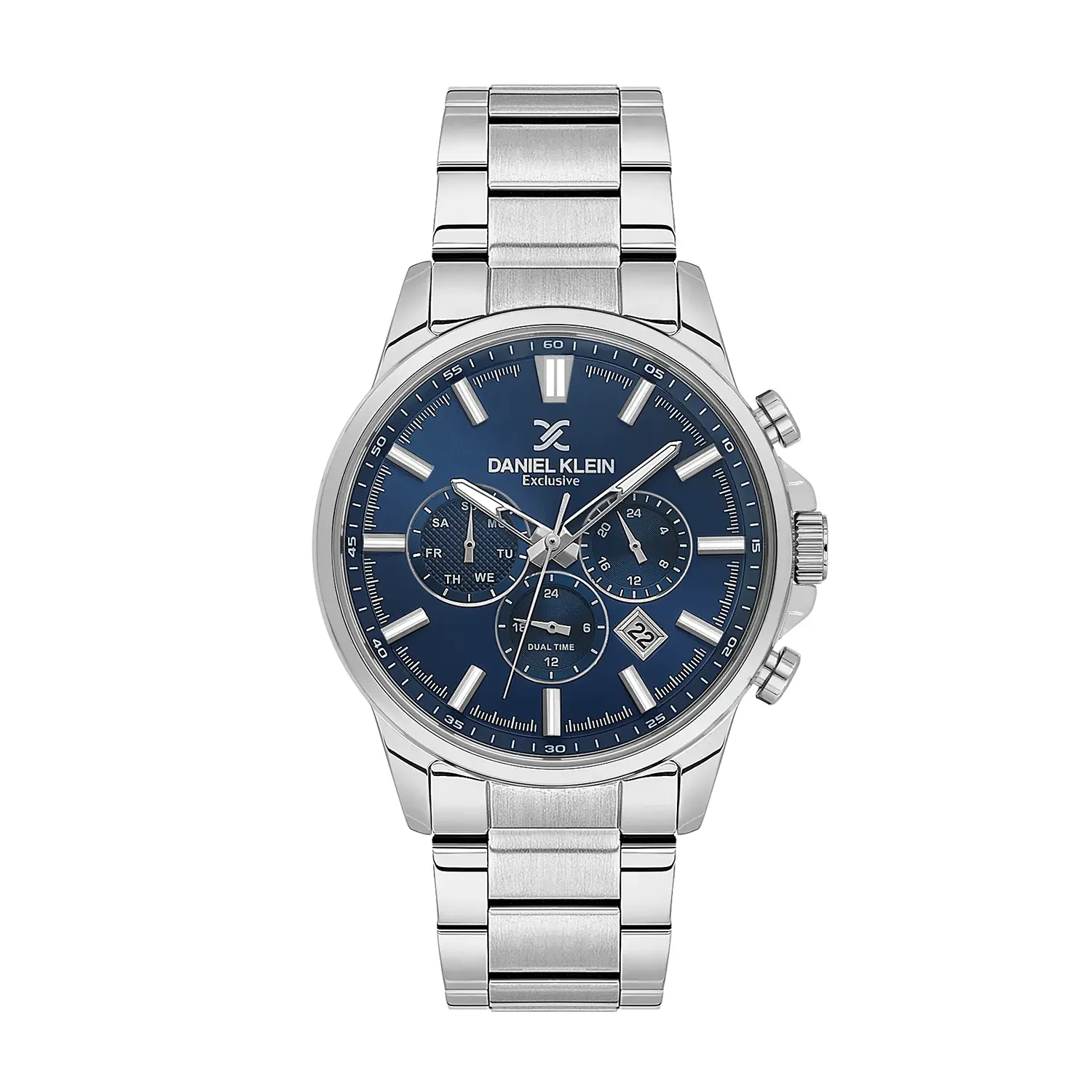 Daniel Klein Exclusive - Ceas Barbatesc Quartz Argintiu DK.6.14440-3