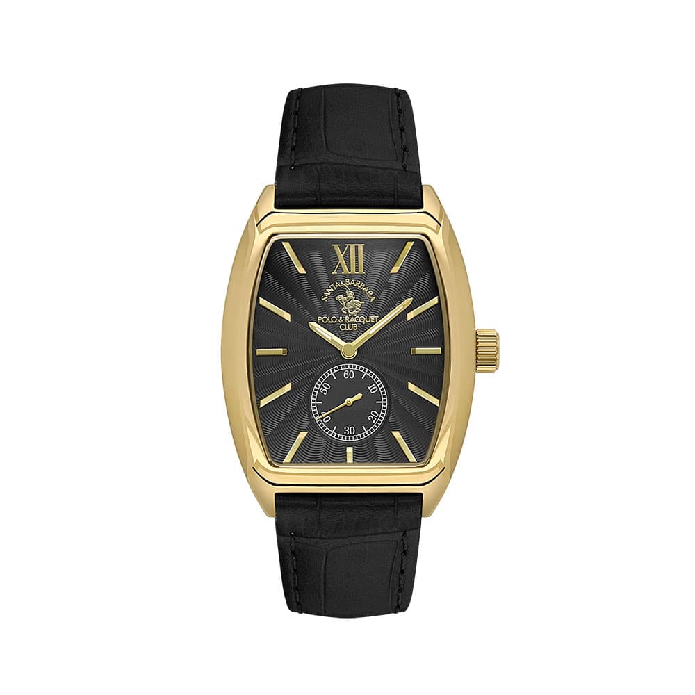 Santa Barbara Polo Noble - Ceas Barbatesc Quartz Negru SB.1.10662.5