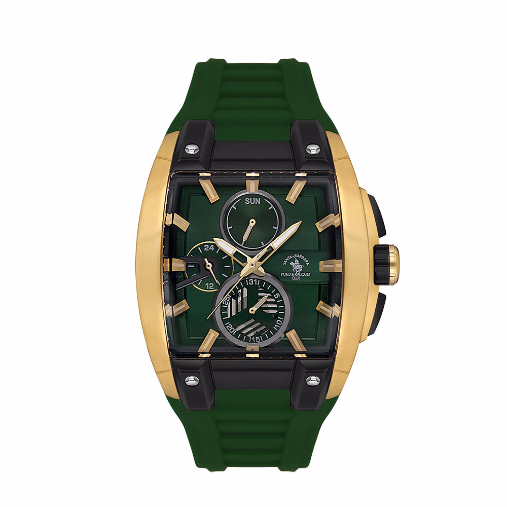 Santa Barbara Polo Prive - Ceas Barbatesc Quartz Verde SB.7.10002.3