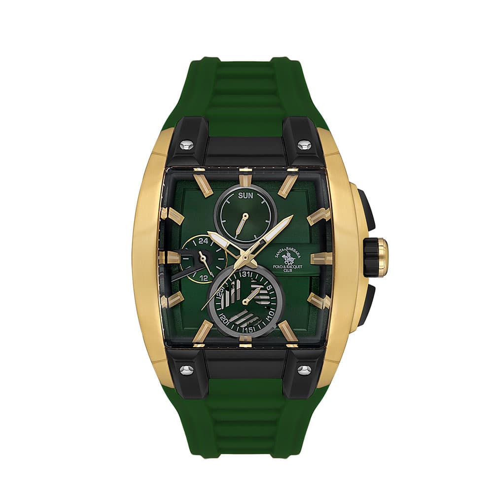 Santa Barbara Polo Prive - Ceas Barbatesc Quartz Verde SB.7.10002.3
