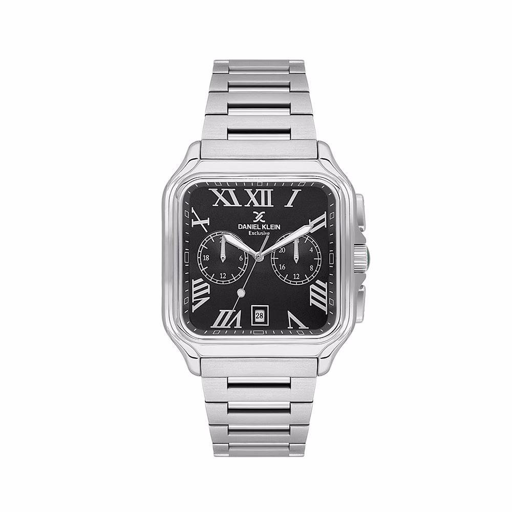 Daniel Klein Exclusive - Ceas Barbatesc Quartz Argintiu DK.1.14041.2