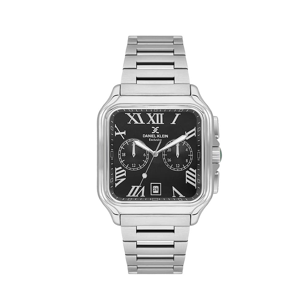 Daniel Klein Exclusive - Ceas Barbatesc Quartz Argintiu DK.1.14041.2
