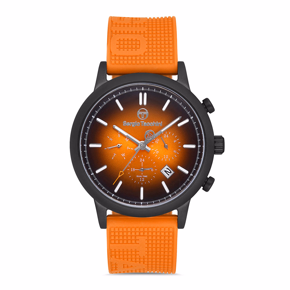 Sergio Tacchini Streamline - Ceas Barbatesc Quartz Portocaliu ST.1.10180.2