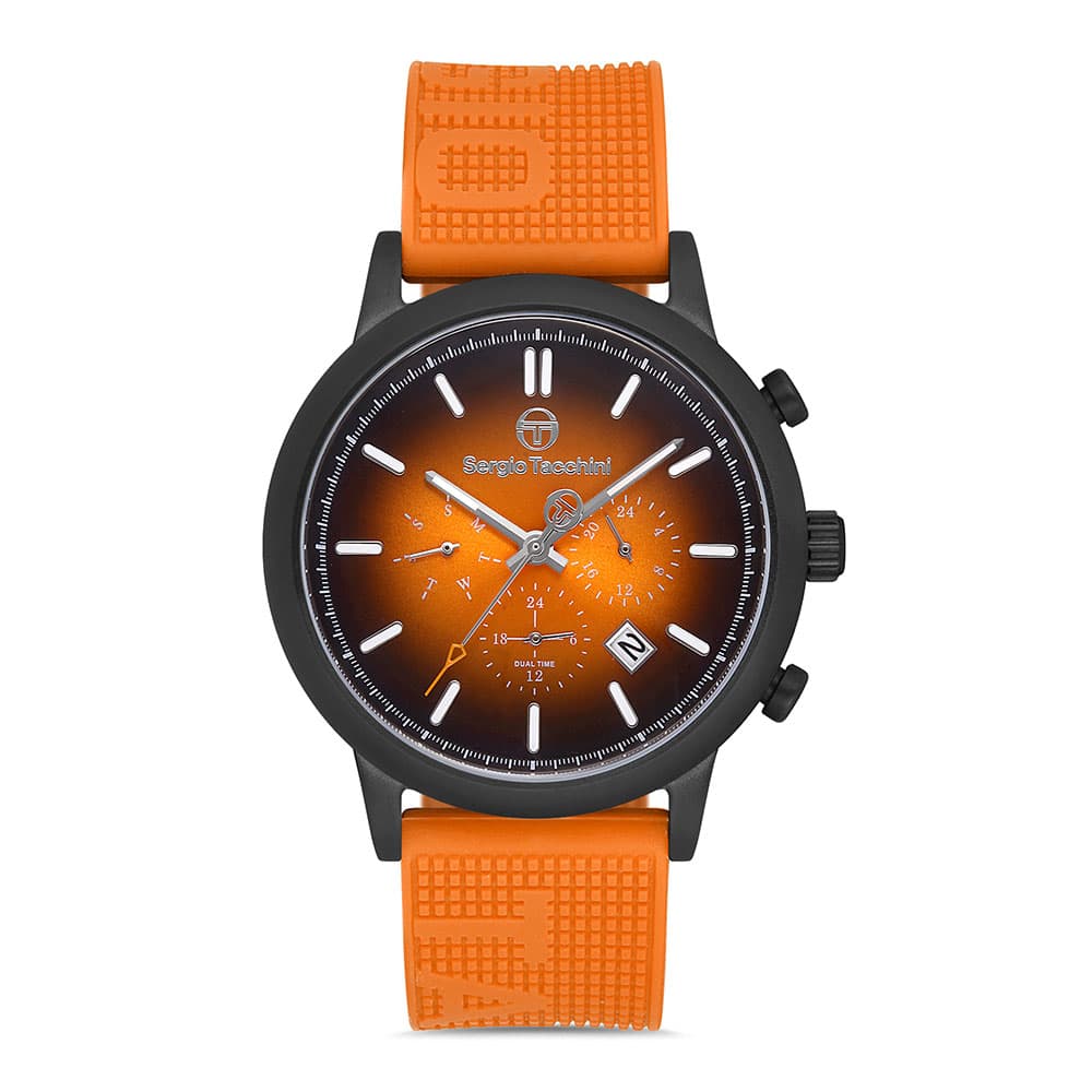 Sergio Tacchini Streamline - Ceas Barbatesc Quartz Portocaliu ST.1.10180.2
