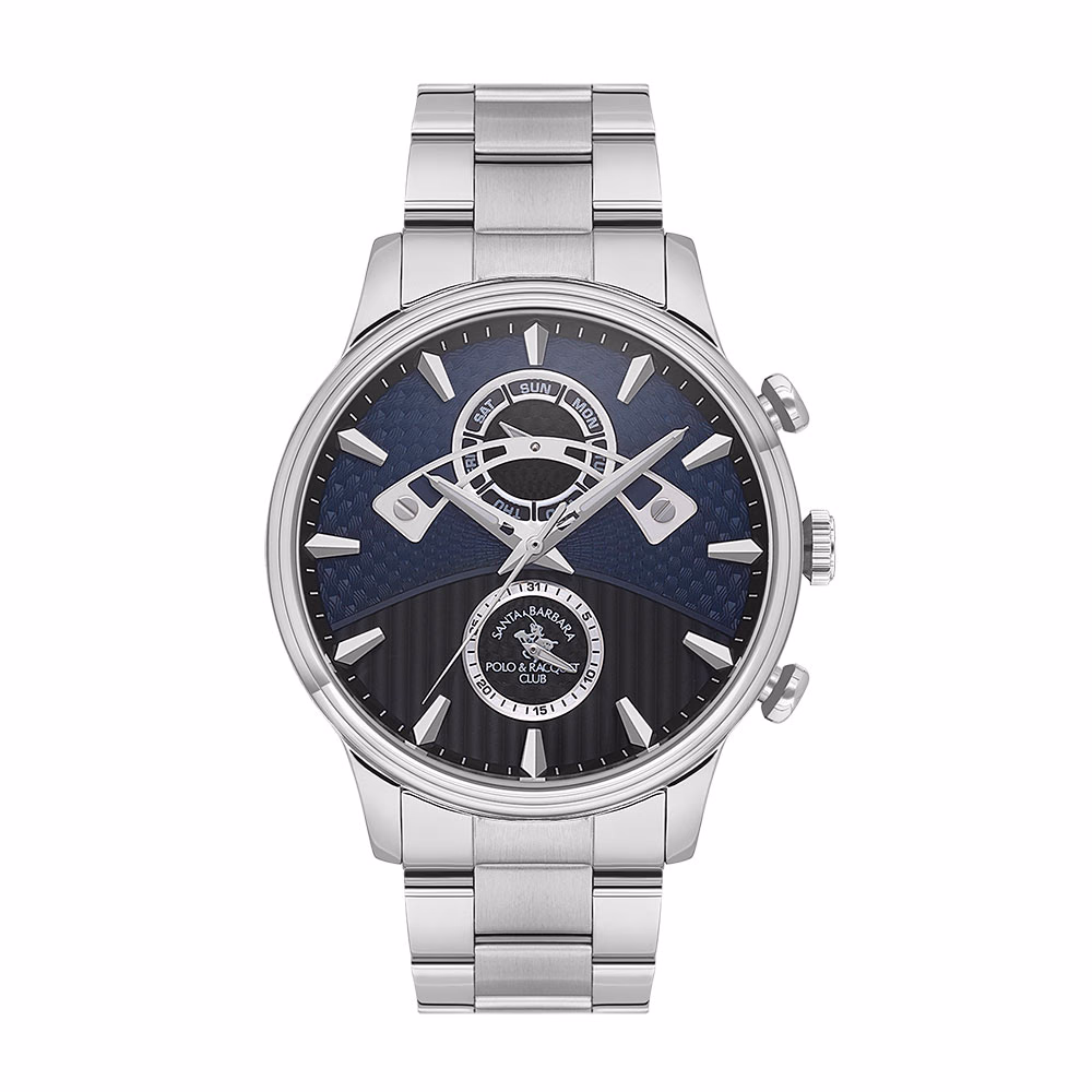 Santa Barbara Polo Legend - Ceas Barbatesc Quartz Argintiu SB.1.10592.2