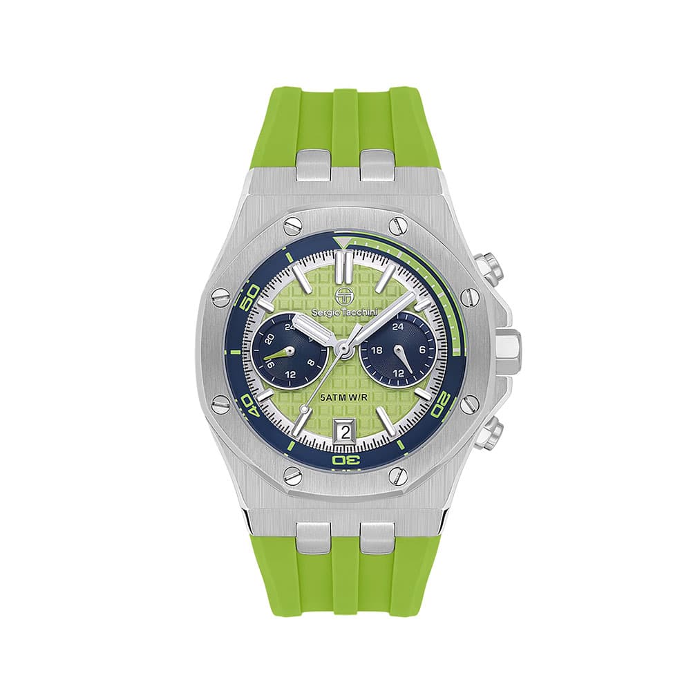 Sergio Tacchini Coastlife - Ceas Barbatesc Quartz Lime ST.1.10447.5