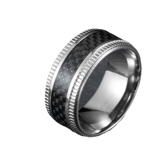 Inel Inox Negru Thia Jewelry S. Steel Barbati