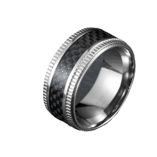 Inel Inox Negru Thia Jewelry S. Steel Barbati