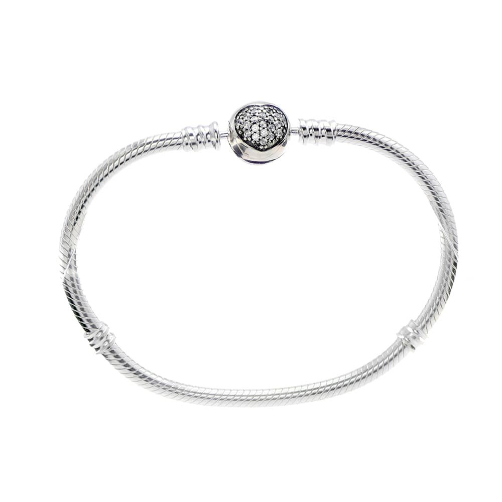 Bratara argint pentru talismane , lungime 18 cm