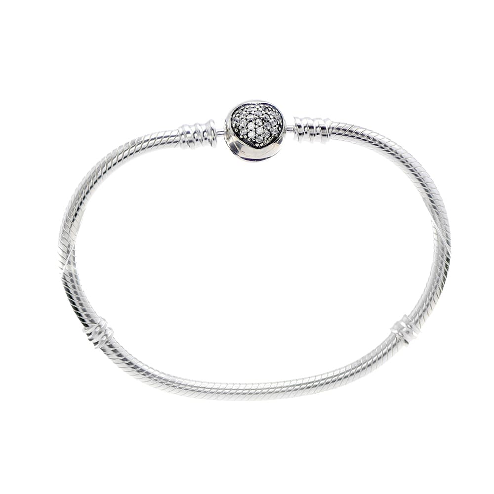 Bratara argint pentru talismane , lungime 18 cm