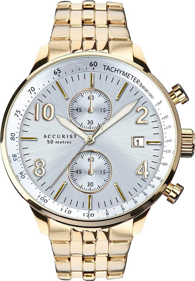 Мъжки аналогов часовник Accurist Chronograph - A-7377