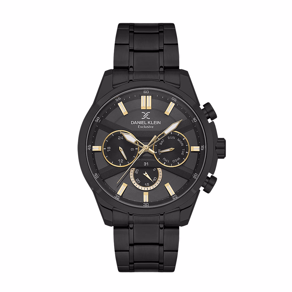 Daniel Klein Exclusive - Ceas Barbatesc Quartz Negru DK.1.13793.5
