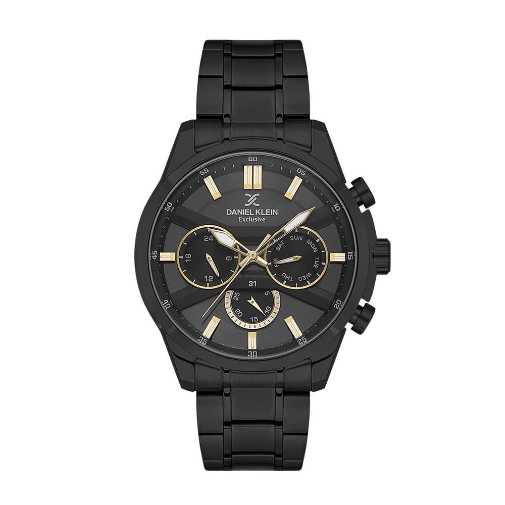 Daniel Klein Exclusive - Ceas Barbatesc Quartz Negru DK.1.13793.5