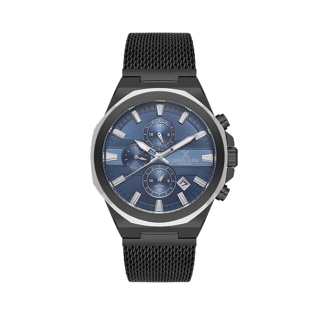 Daniel Klein Exclusive - Ceas Barbatesc Quartz Antracit DK.1.14234.5