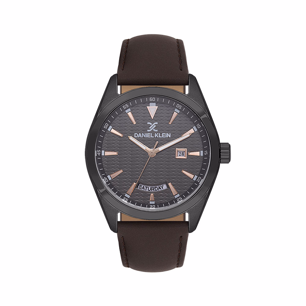 Daniel Klein Premium - Ceas Barbatesc Quartz Cafeniu DK.1.14088.4