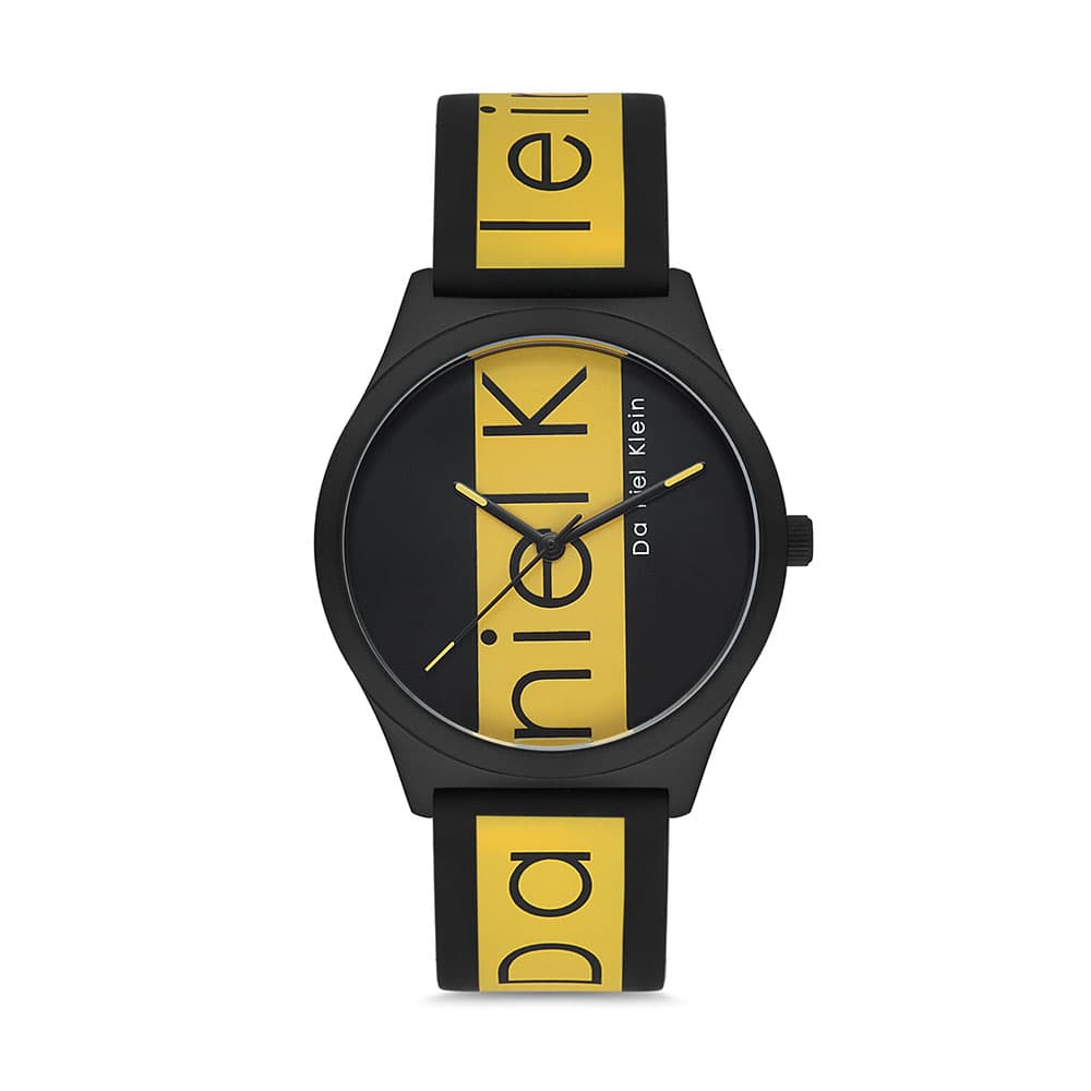 Daniel Klein Premium - Ceas Barbatesc Quartz Galben DK.1.12617.1