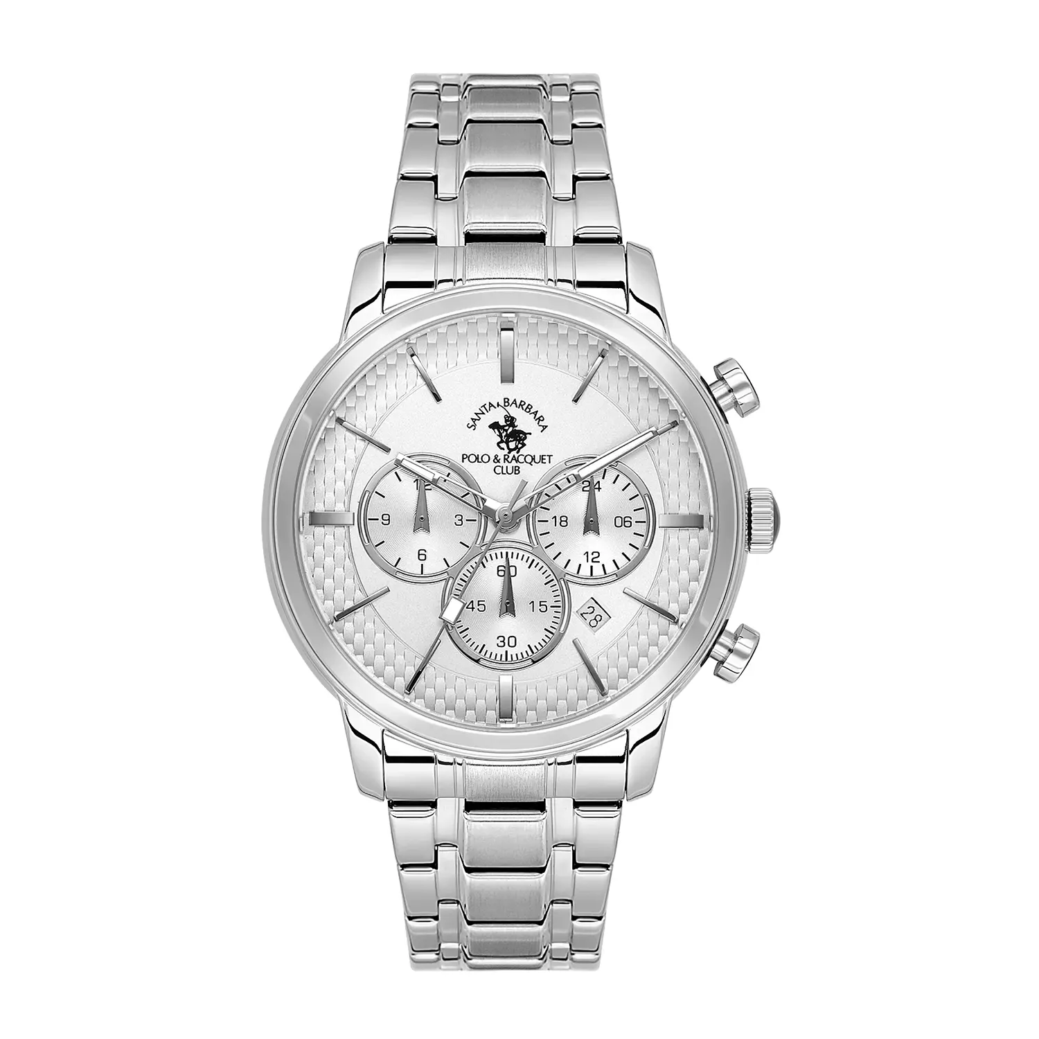 Santa Barbara Polo Legend - Ceas Barbatesc Quartz Argintiu SB.4.10046-1