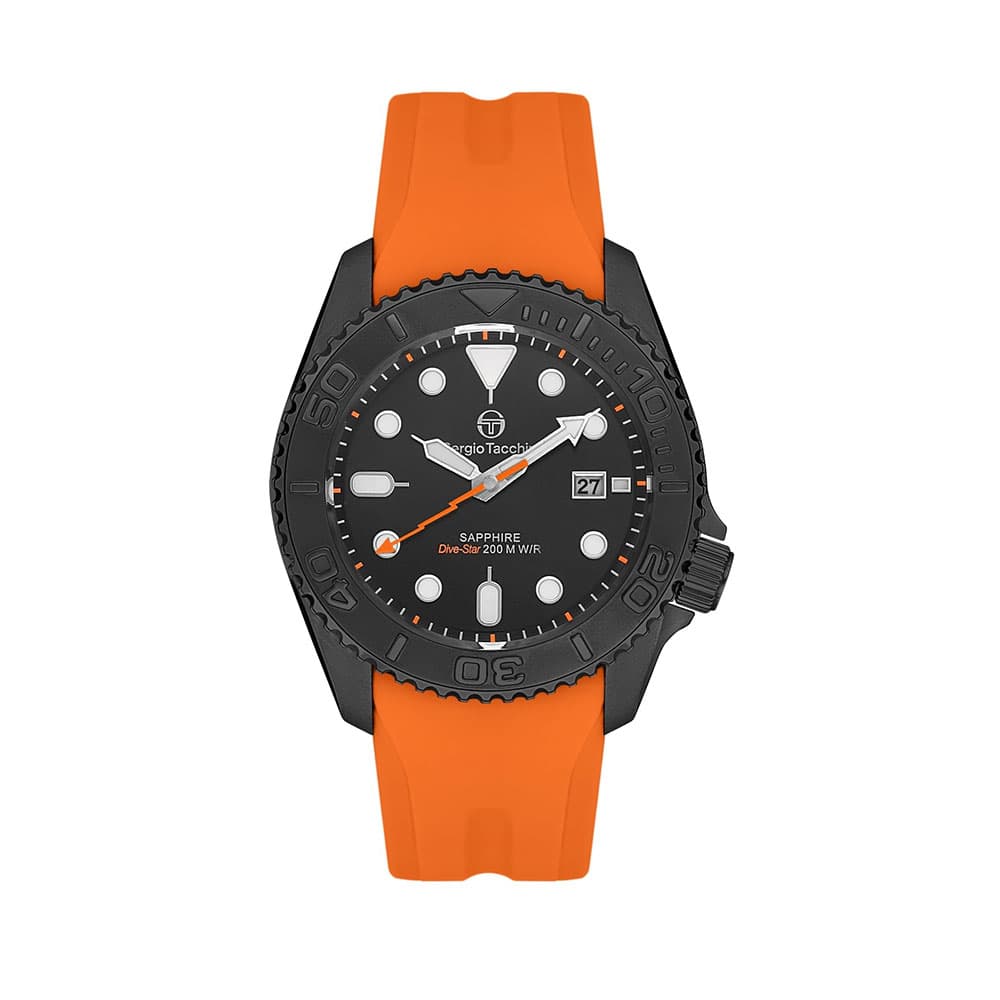 Sergio Tacchini Dive Star - Ceas Barbatesc Quartz Portocaliu ST.3.10002.3