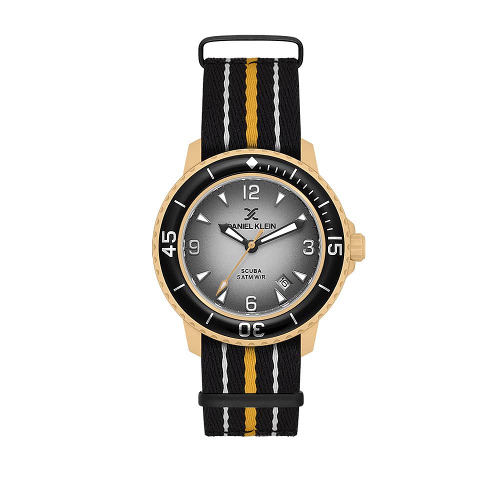 Daniel Klein Bioceramic - Ceas Barbatesc Quartz Negru DK.4.19730.3