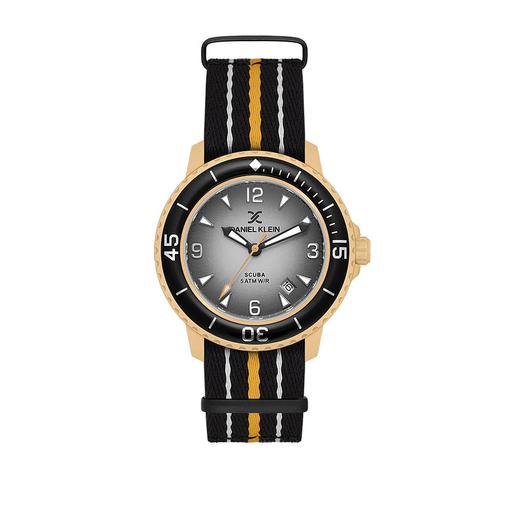 Daniel Klein Bioceramic - Ceas Barbatesc Quartz Negru DK.4.19730.3