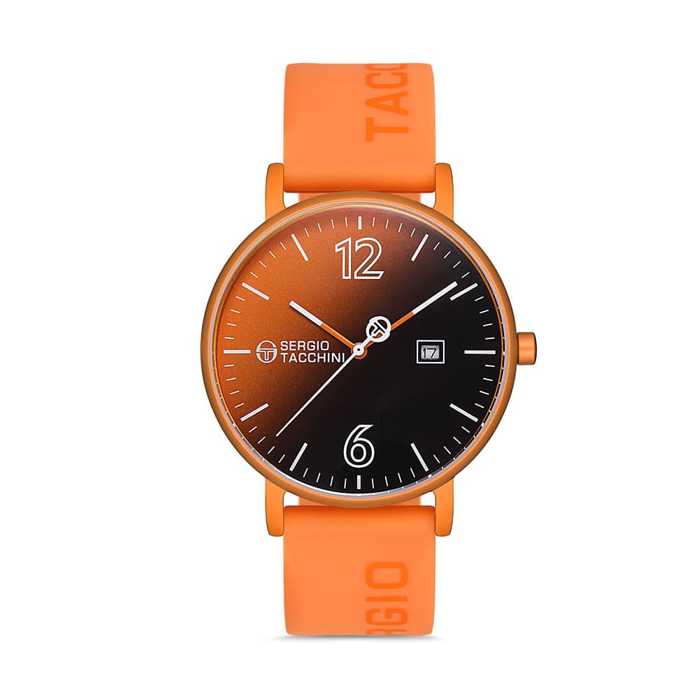 Sergio Tacchini Streamline - Ceas Barbatesc Quartz Portocaliu ST.1.10116.4