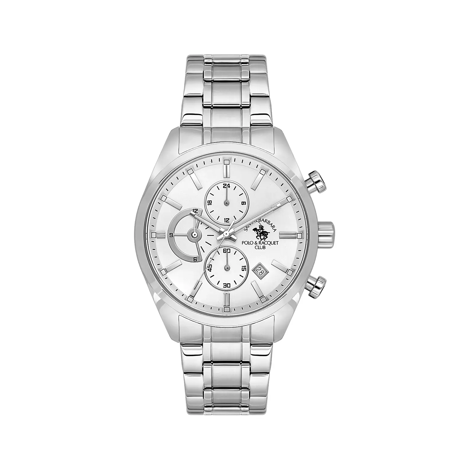 Santa Barbara Polo Legend - Ceas Barbatesc Quartz Argintiu SB.4.10051-1