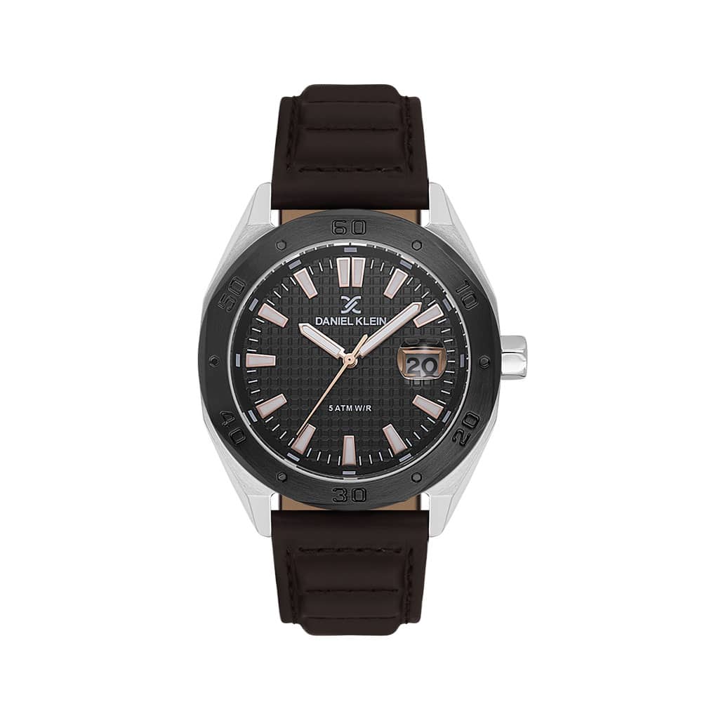 Daniel Klein Premium - Ceas Barbatesc Quartz Cafeniu DK.1.14077.4