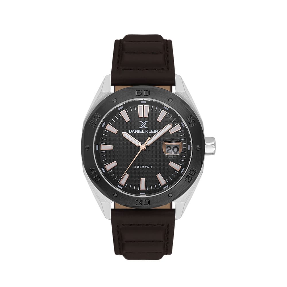 Daniel Klein Premium - Ceas Barbatesc Quartz Cafeniu DK.1.14077.4