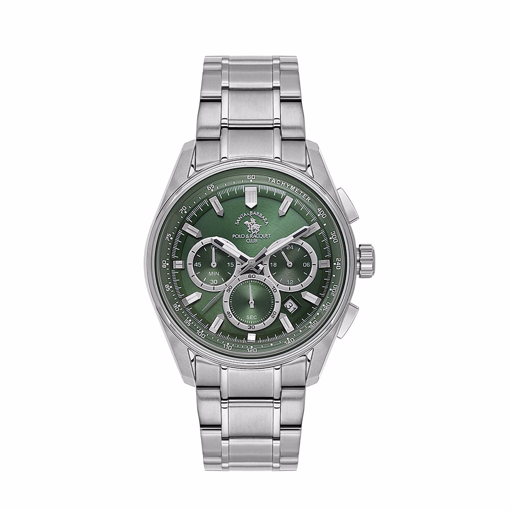 Santa Barbara Polo Legend - Ceas Barbatesc Quartz Argintiu SB.1.10634.4