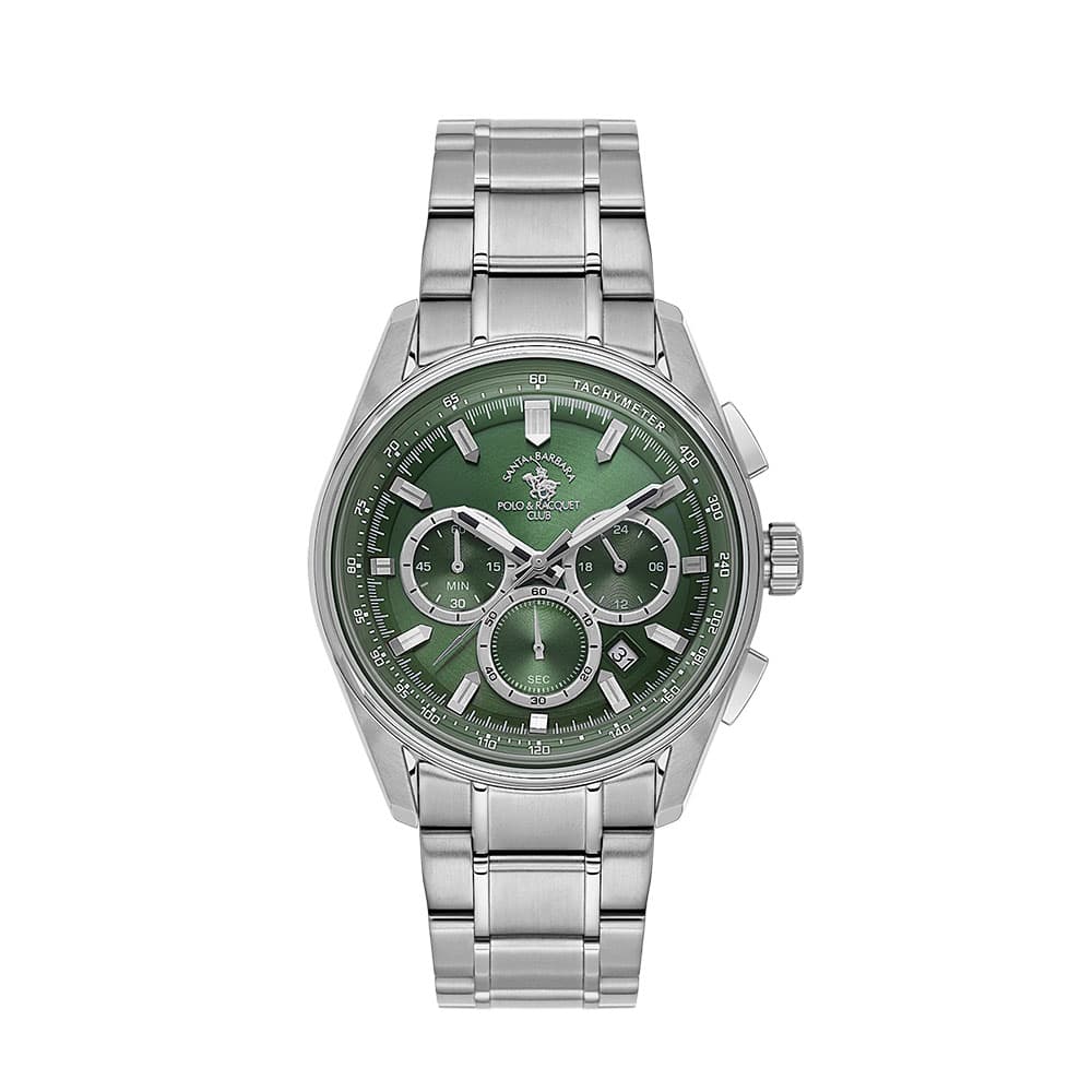 Santa Barbara Polo Legend - Ceas Barbatesc Quartz Argintiu SB.1.10634.4