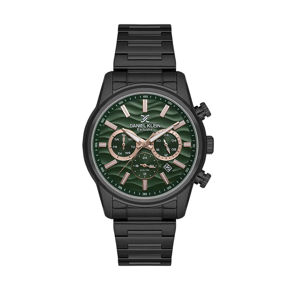 Daniel Klein Exclusive - Ceas Barbatesc Quartz Negru DK.1.14062.5
