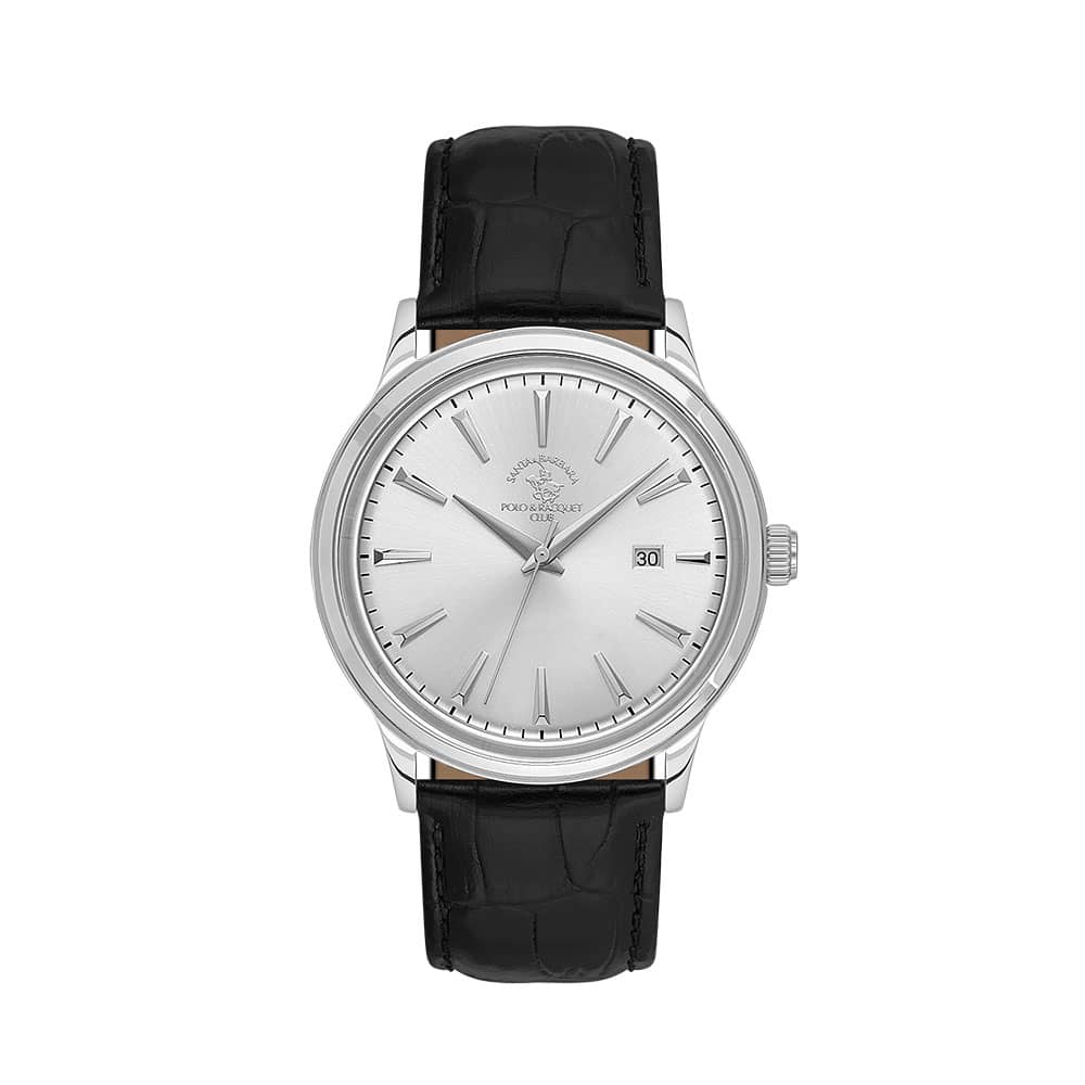 Santa Barbara Polo Noble - Ceas Barbatesc Quartz Negru SB.4.10022.1