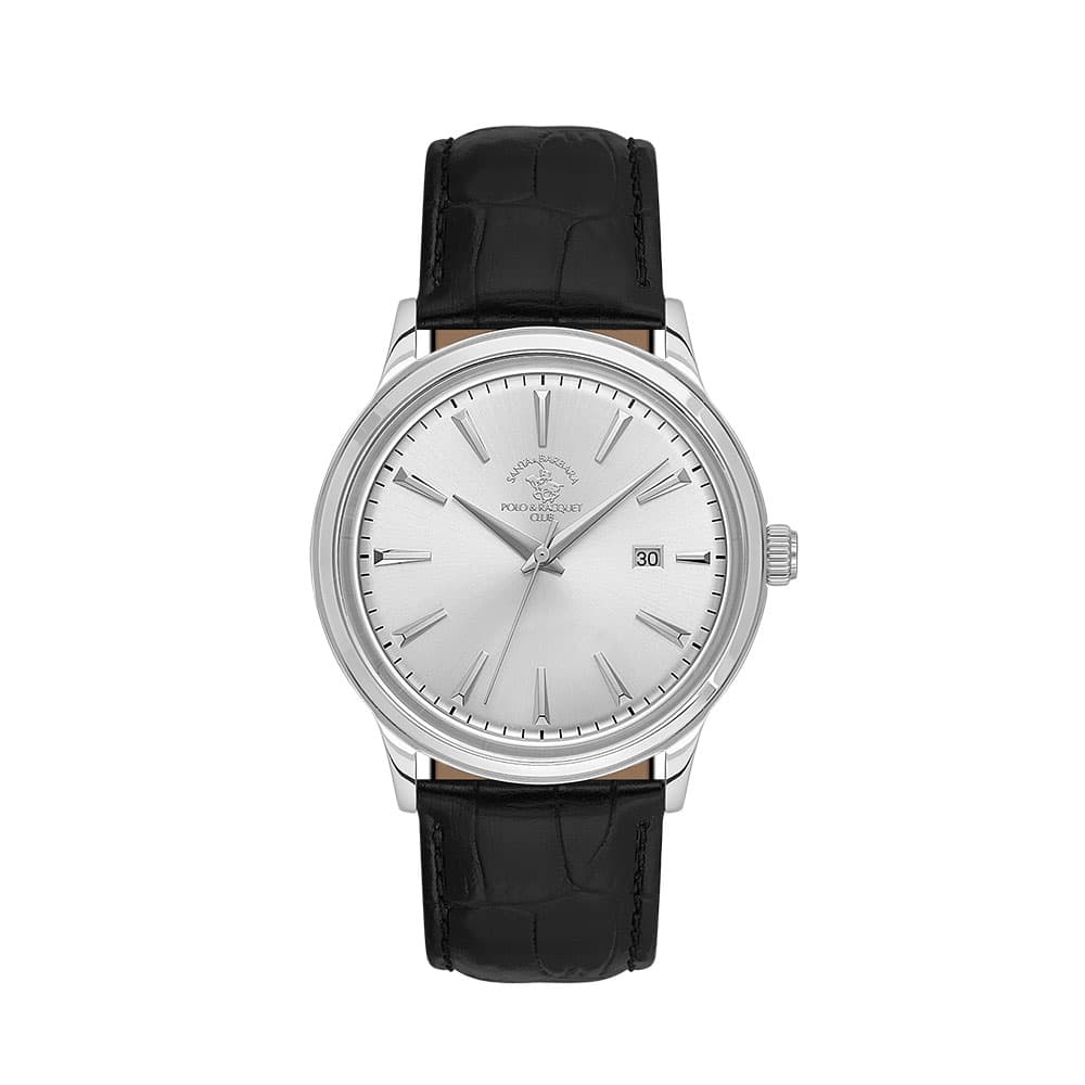 Santa Barbara Polo Noble - Ceas Barbatesc Quartz Negru SB.4.10022.1