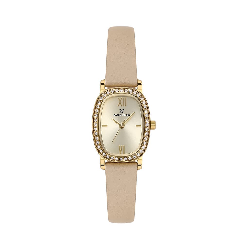Daniel Klein Premium - Ceas Dama Quartz Crem DK.1.13943.2