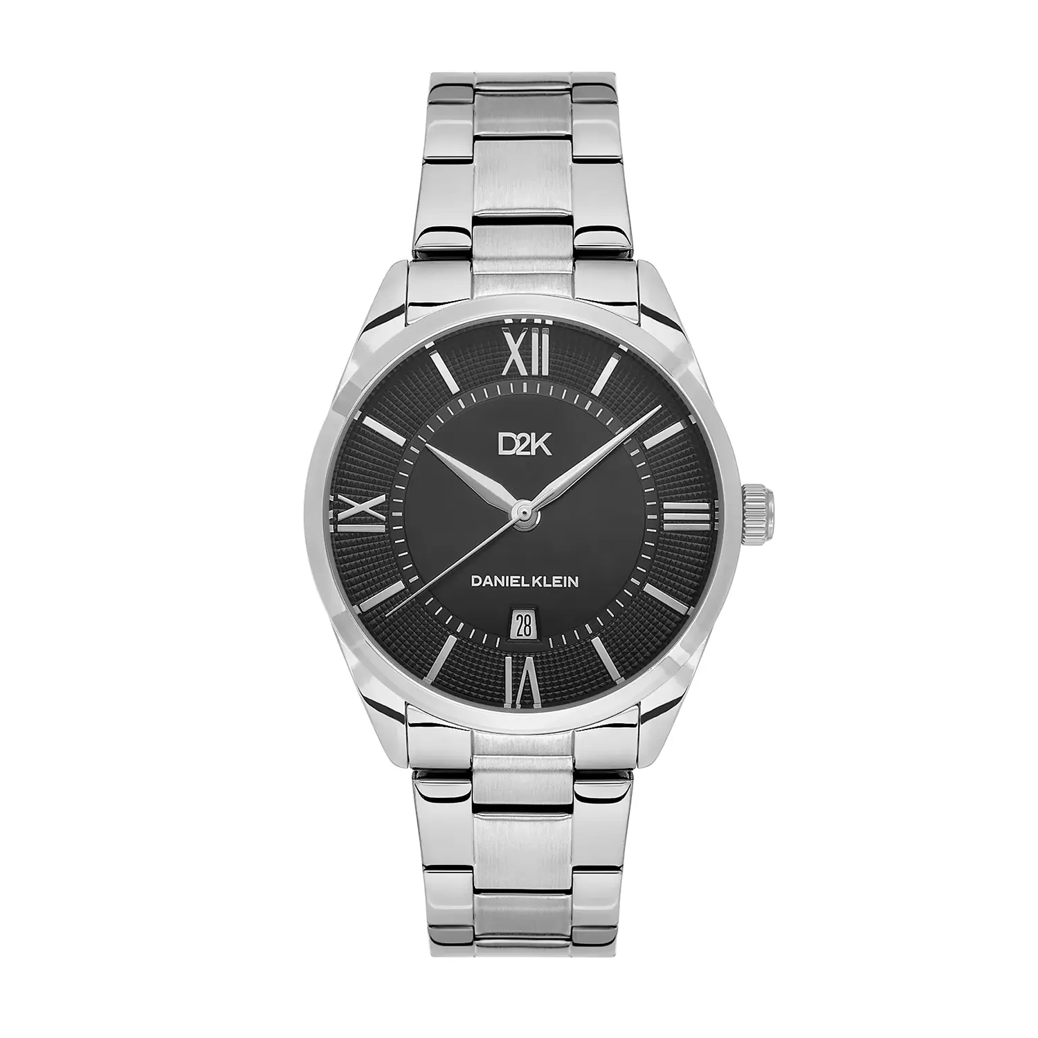 Daniel Klein D2K DK.6.14452-2 - Ceas barbatesc quartz argintiu