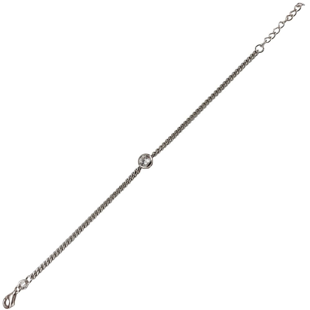 Bratara argint solitaire Thia