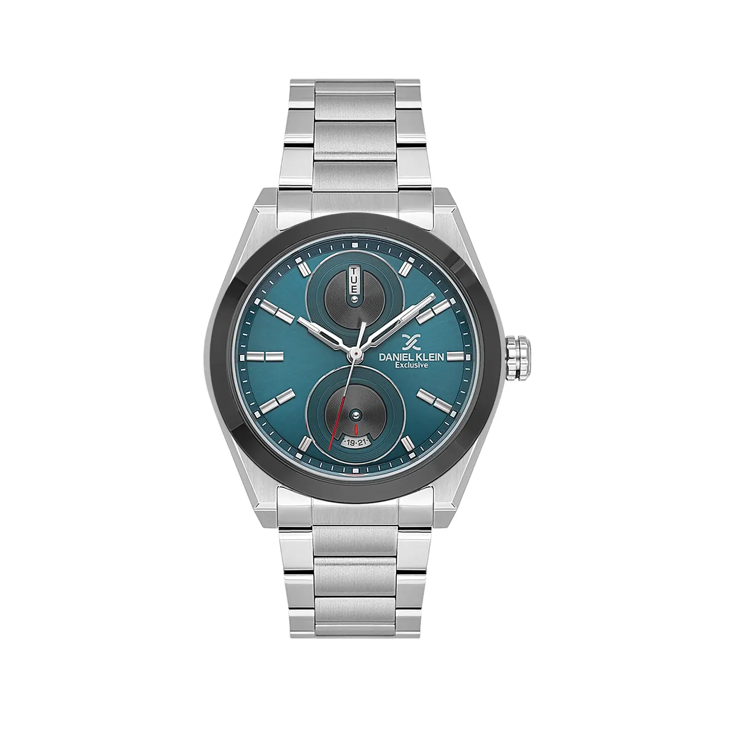 Daniel Klein Exclusive - Ceas Barbatesc Quartz Argintiu DK.1.14359-6