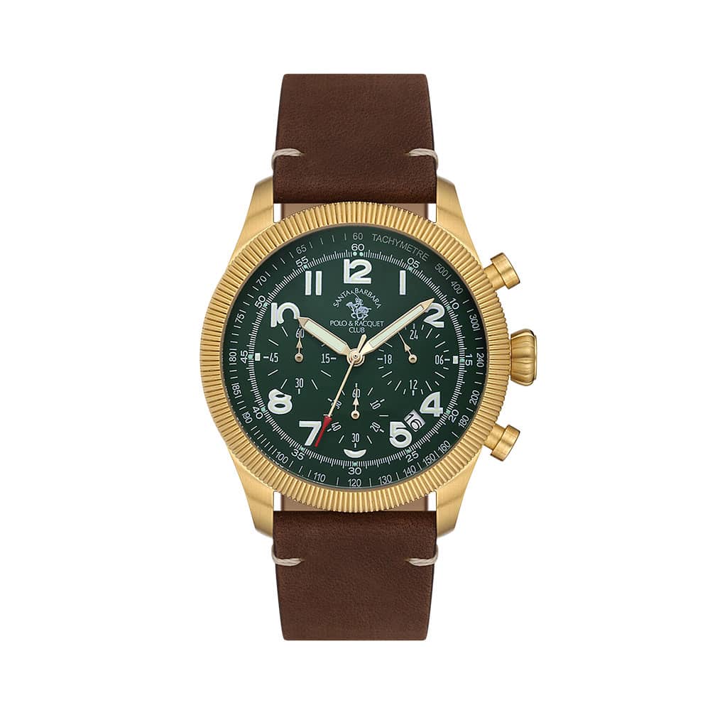 Santa Barbara Polo Legend - Ceas Barbatesc Quartz Cafeniu SB.8.10008.5