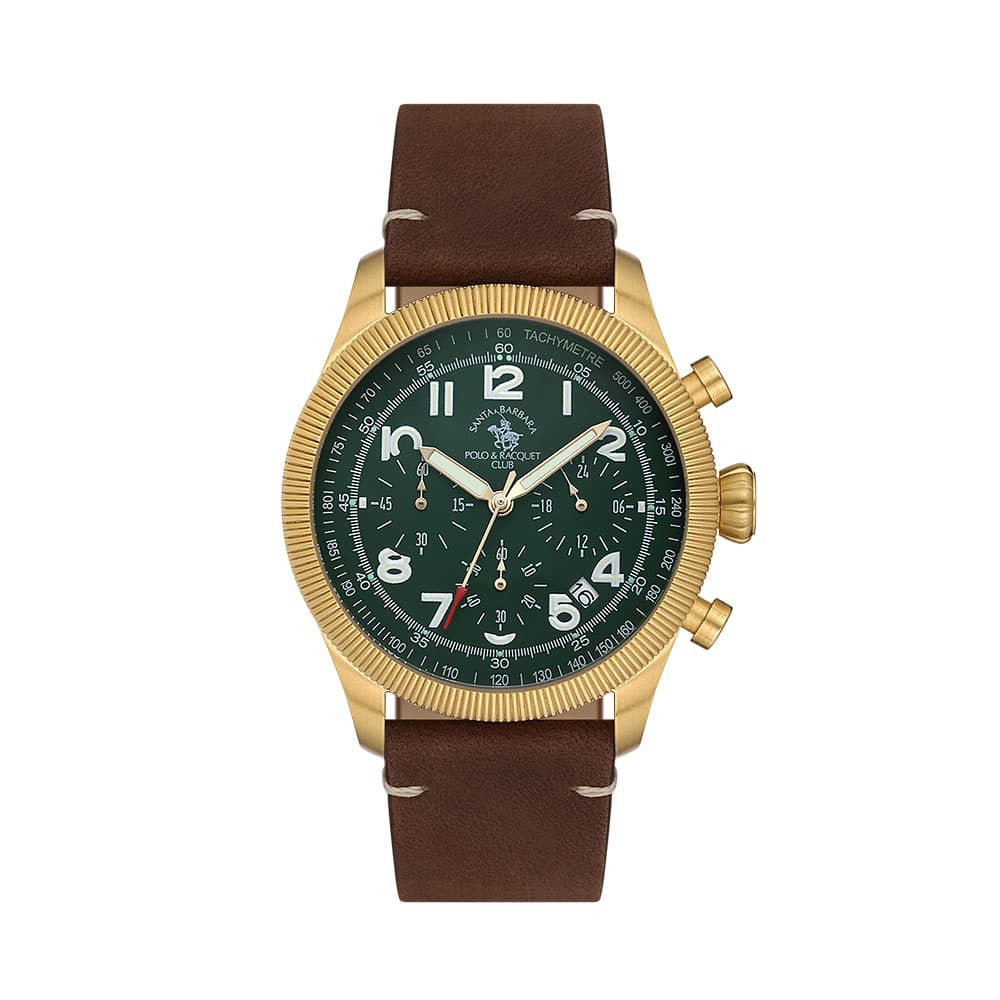 Santa Barbara Polo Legend - Ceas Barbatesc Quartz Cafeniu SB.8.10008.5