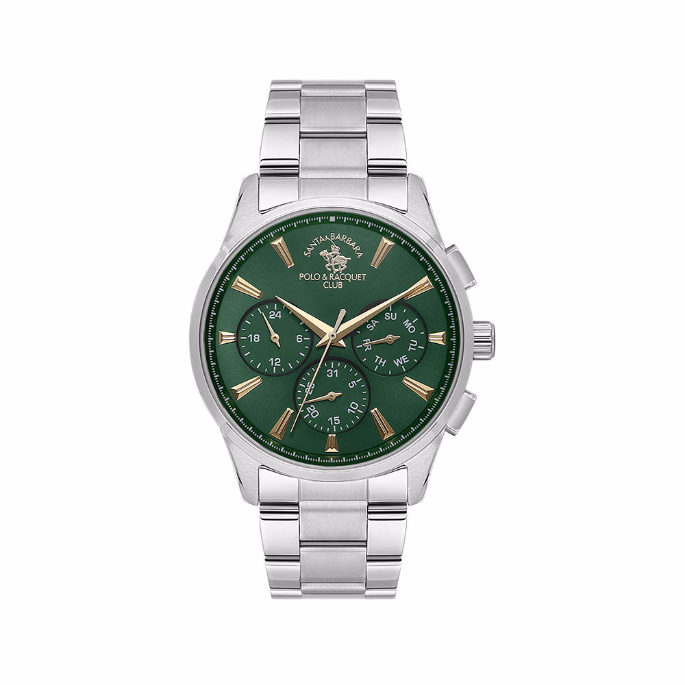 Santa Barbara Polo Noble - Ceas Barbatesc Quartz Argintiu SB.1.10648-4