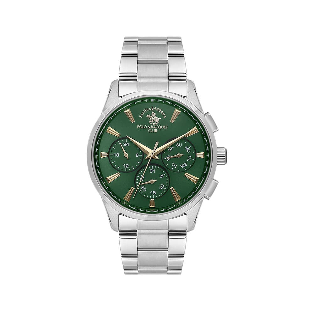 Santa Barbara Polo Noble - Ceas Barbatesc Quartz Argintiu SB.1.10648-4