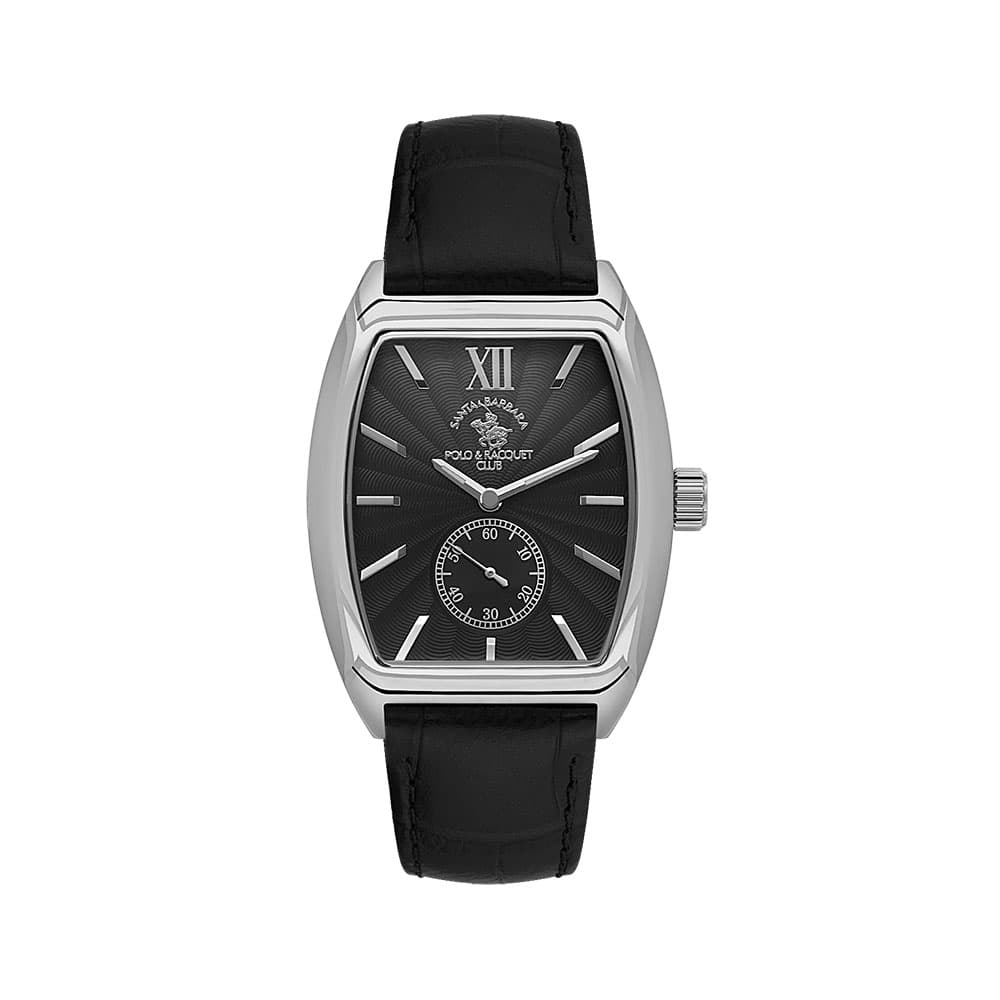 Santa Barbara Polo Noble - Ceas Barbatesc Quartz Negru SB.1.10662.1