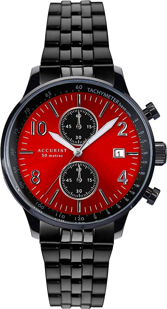 Мъжки аналогов часовник Accurist Chronograph - A-7383