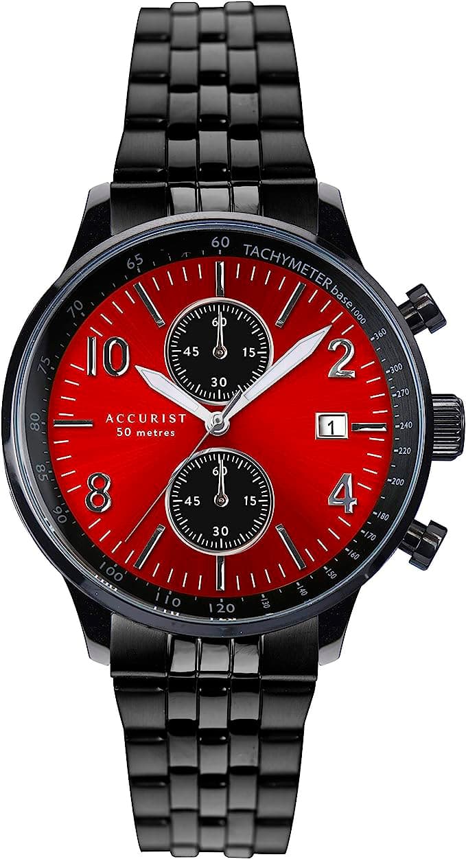 Мъжки аналогов часовник Accurist Chronograph - A-7383