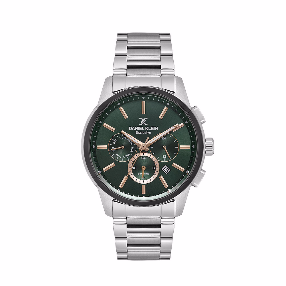 Daniel Klein Exclusive - Ceas Barbatesc Quartz Argintiu DK.1.14208.3