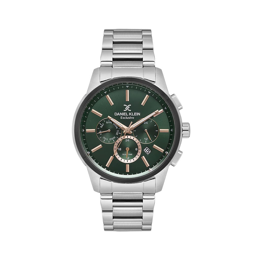 Daniel Klein Exclusive - Ceas Barbatesc Quartz Argintiu DK.1.14208.3