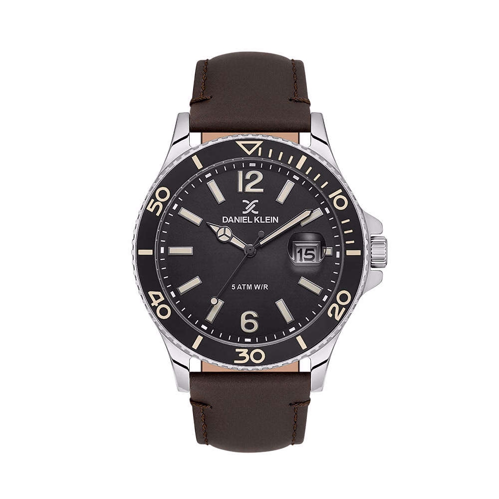 Daniel Klein Premium - Ceas Barbatesc Quartz Cafeniu DK.1.13905.5